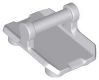 Lego (N) ~ Plate Modified 2 x 3 Inverted with 4 Studs and Bar Handle on Bottom ~ [Light Bluish Gray]