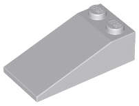 Lego (U) ~ Slope 18 4 x 2 ~ [Light Bluish Gray]