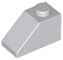 Lego (N) ~ Slope 45 2 x 1 ~ [Light Bluish Gray]