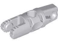 Lego (N) ~ Hinge Cylinder 1 x 3 Locking with 1 Finger and 2 Fingers on Ends wi ~ [Light Bluish Gray]