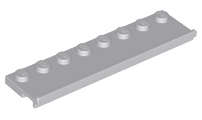 Lego (N) ~ Plate Modified 2 x 8 with Door Rail ~ [Light Bluish Gray]
