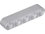 Lego (N) ~ Technic Liftarm Thick 1 x 5 ~ [Light Bluish Gray]
