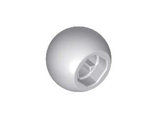 Lego (U) ~ Technic Ball Joint ~ [Light Bluish Gray]