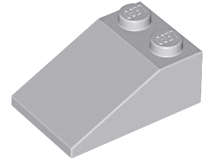 Lego (N) ~ Slope 33 3 x 2 ~ [Light Bluish Gray]