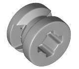 Lego (N) ~ Wheel 8mm D. x 6mm with Slot ~ [Light Bluish Gray]