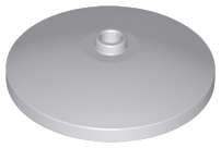 Lego (N) ~ Dish 4 x 4 Inverted (Radar) with Open Stud ~ [Light Bluish Gray]