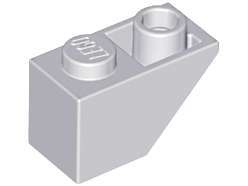 Lego (N) ~ Slope Inverted 45 2 x 1 ~ [Light Bluish Gray]