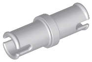 Lego (U) ~ Technic Pin without Friction Ridges ~ [Light Bluish Gray]
