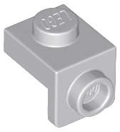 Lego (N) ~ Bracket 1 x 1 - 1 x 1 ~ [Light Bluish Gray]