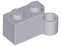 Lego (U) ~ Hinge Brick 1 x 4 Swivel Base ~ [Light Bluish Gray]