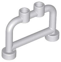 Lego (U) ~ Bar 1 x 4 x 2 with Open Studs ~ [Light Bluish Gray]