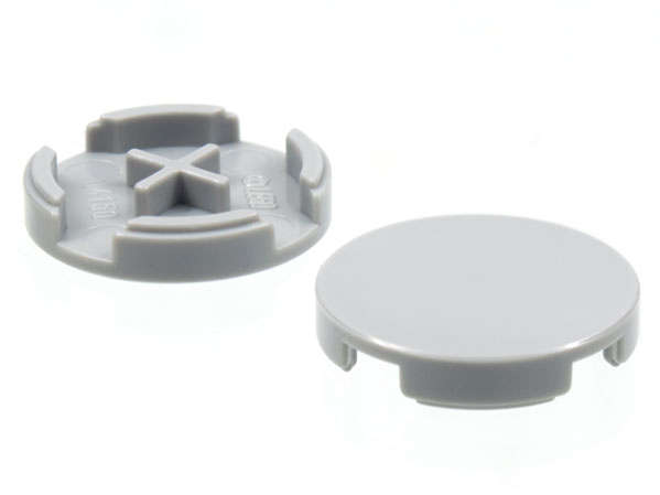 Lego (U) ~ Tile Round 2 x 2 ~ [Light Bluish Gray]