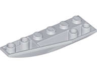 Lego (U) ~ Wedge 6 x 2 Inverted Left ~ [Light Bluish Gray]