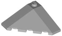 Lego (N) ~ Wedge 4 x 4 (Slope 18 Corner) ~ [Light Bluish Gray]
