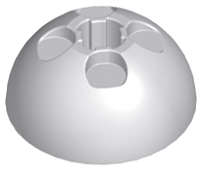 Lego (U) ~ Cylinder Hemisphere 3 x 3 Ball Turret ~ [Light Bluish Gray]