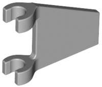 Lego (N) ~ Flag 2 x 2 Trapezoid ~ [Light Bluish Gray]