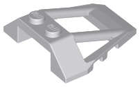 Lego (N) ~ Windscreen 4 x 4 x 1 Roll Cage ~ [Light Bluish Gray]