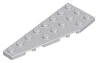 Lego (U) ~ Wedge Plate 8 x 3 Pentagonal Left ~ [Light Bluish Gray]