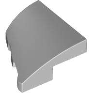 Lego (N) ~ Wedge 2 x 2 x 2/3 Right ~ [Light Bluish Gray]