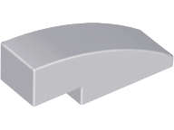 Lego (N) ~ Slope Curved 3 x 1 ~ [Light Bluish Gray]