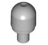 Lego NEW - Bar with Light Bulb Cover (Bionicle Barraki Eye)~ [Light Bluish Gray]