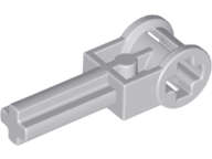 Lego (N) ~ Technic Axle 2L with Reverser Handle Axle Connector ~ [Light Bluish Gray]