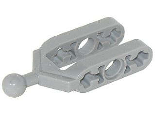 Lego (N) ~ Technic Steering Knuckle Arm with Tow Ball ~ [Light Bluish Gray]