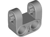 Lego (N) ~ Technic Axle and Pin Connector Perpendicular Double Split Reinforce ~ [Light Bluish Gray]
