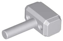 Lego (N) ~ Minifigure Utensil Tool Sledgehammer (Mjolnir Hammer) ~ [Light Bluish Gray]