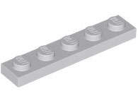 Lego (N) ~ Plate 1 x 5 ~ [Light Bluish Gray]
