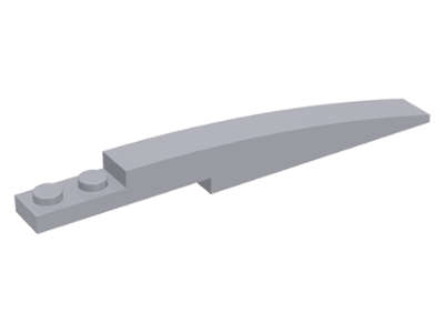 Lego (N) ~ Slope Curved 10 x 1 ~ [Light Bluish Gray]