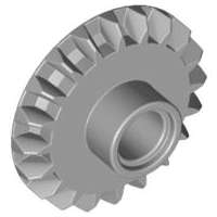 Lego NEW - Technic Gear 20 Tooth Bevel with Pin Hole~ [Light Bluish Gray]