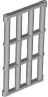 Lego (U) ~ Bar 1 x 4 x 6 Grille with End Protrusions ~ [Light Bluish Gray]