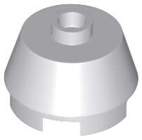 Lego (N) ~ Cone 2 x 2 Truncated ~ [Light Bluish Gray]
