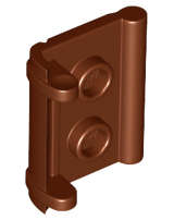 Lego (N) ~ Minifigure Utensil Book Binding with 2 Studs ~ [Reddish Brown]
