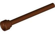 Lego (N) ~ Antenna 4H - Flat Top ~ [Reddish Brown]