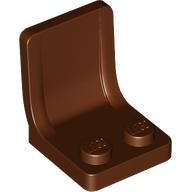 Lego (N) ~ Minifigure Utensil Seat / Chair 2 x 2 ~ [Reddish Brown]