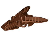 Lego (U) ~ Bionicle Foot Piraka Mechanical ~ [Reddish Brown]