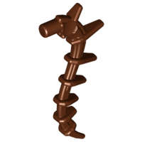 Lego (N) ~ Plant Vine Seaweed / Appendage Spiked / Bionicle Spine ~ [Reddish Brown]