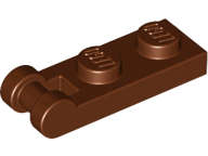 Lego (U) ~ Plate Modified 1 x 2 with Bar Handle on End ~ [Reddish Brown]