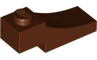 Lego (N) ~ Arch 1 x 3 Inverted ~ [Reddish Brown]