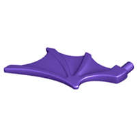 Lego (U) ~ Minifigure Wing Webbed ~ [Dark Purple]