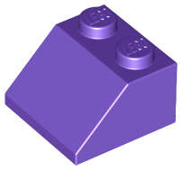 Lego (N) ~ Slope 45 2 x 2 ~ [Dark Purple]