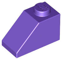 Lego (N) ~ Slope 45 2 x 1 ~ [Dark Purple]