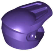 Lego (N) ~ Minifigure Headgear Helmet Dirt Bike ~ [Dark Purple]