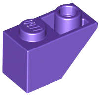 Lego (N) ~ Slope Inverted 45 2 x 1 ~ [Dark Purple]
