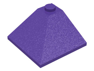 Lego (N) ~ Slope 33 3 x 3 Double Convex Corner ~ [Dark Purple]