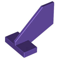 Lego (N) ~ Tail Shuttle Small ~ [Dark Purple]