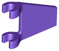 Lego (U) ~ Flag 2 x 2 Trapezoid ~ [Dark Purple]