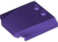 Lego (N) ~ Wedge 4 x 4 x 2/3 Triple Curved ~ [Dark Purple]